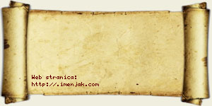 Jana Vasilijević vizit kartica